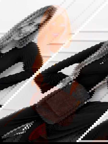 Czarny komplet szerokie...