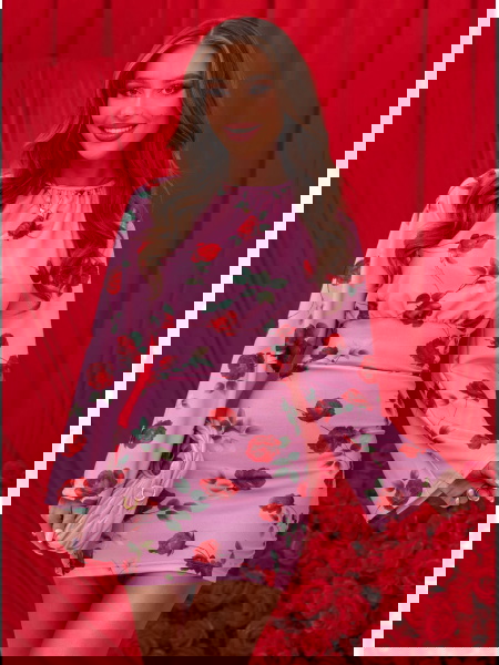 Dopasowana sukienka mini z...