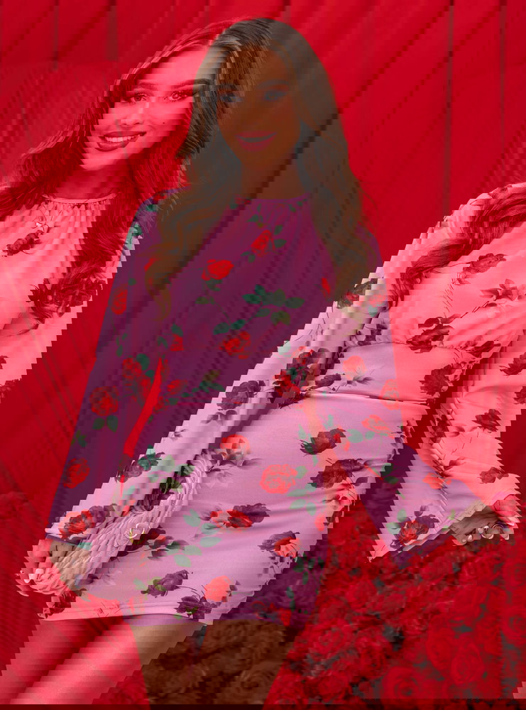 Dopasowana sukienka mini z...