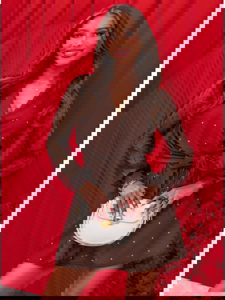 Sukienka z przekładanym... 2