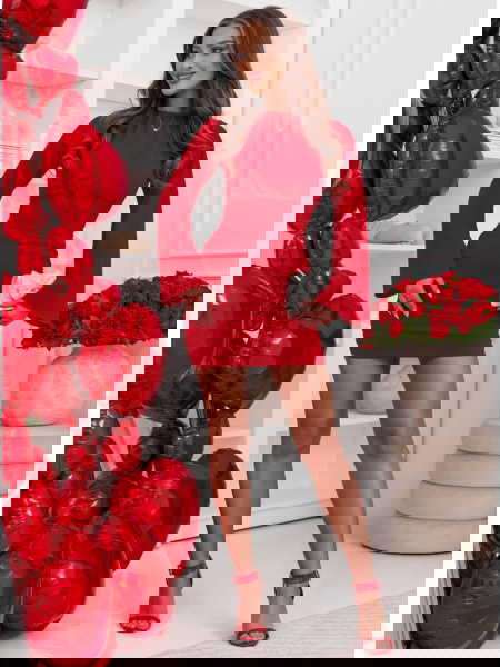 Malinowa dopasowana... 2