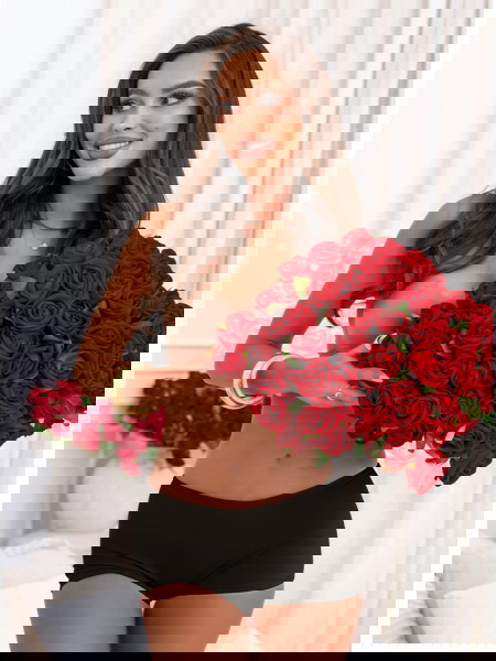 Czarne bokserki damskie Taevie