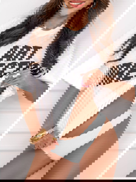 Białe bezszwowe majtki Midea 2