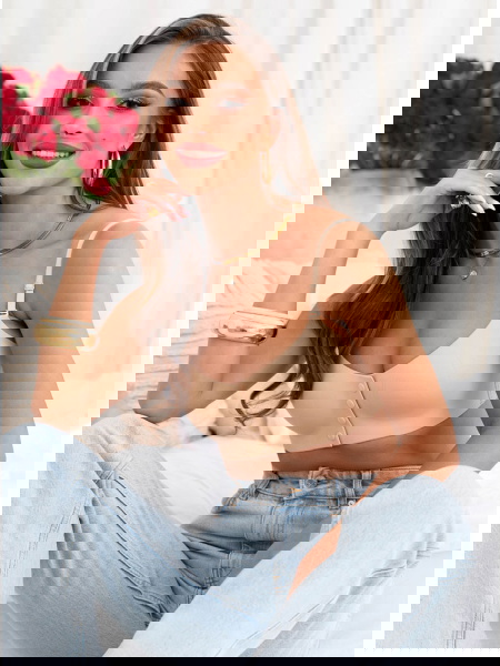 Beżowy bezszwowy stanik... 2