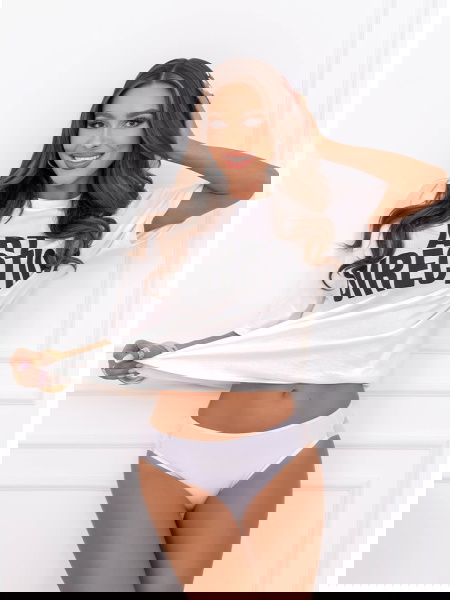 Białe majtki modelujące z...