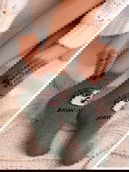 Zielone skarpetki z...