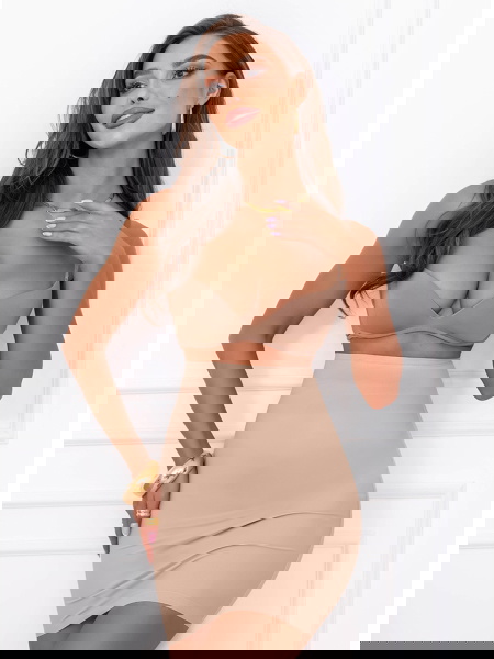 Beżowa spódnica modelująca... 2