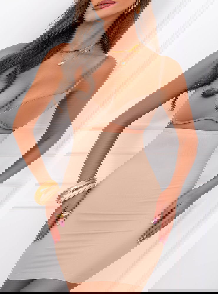 Beżowa spódnica modelująca Vinneia