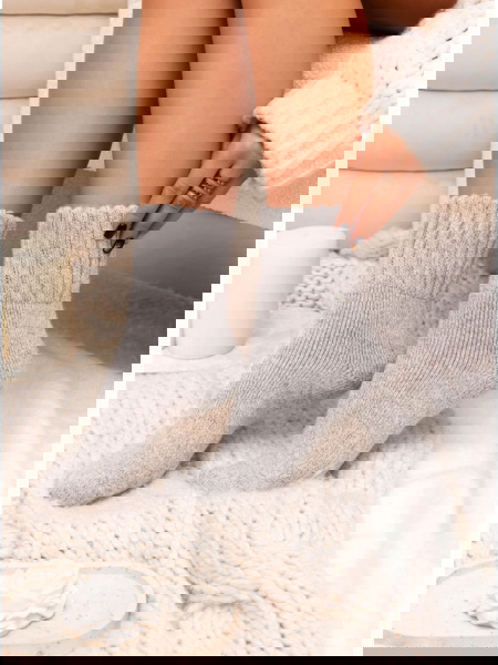 Szare ocieplane skarpetki... 2