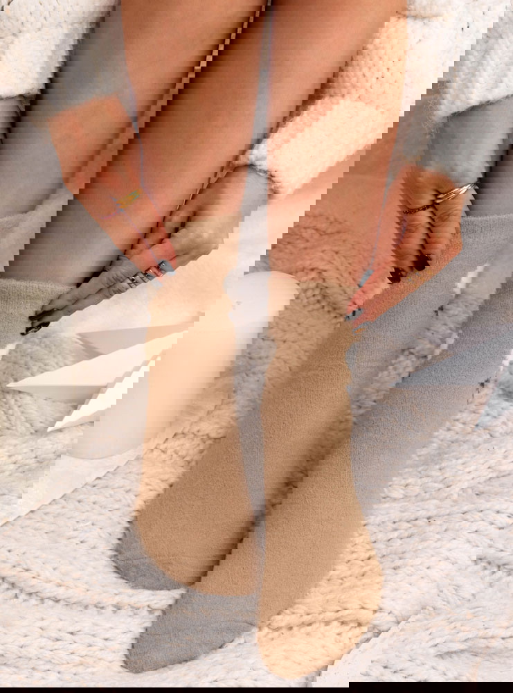 Miękkie przytulne skarpetki z alpaki...