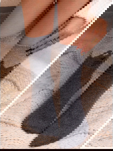 Grafitowe skarpetki z... 2