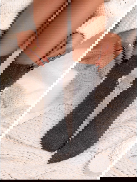 Grafitowe skarpetki z... 2