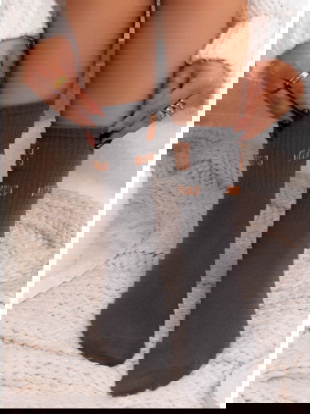 Grafitowe skarpetki z... 2