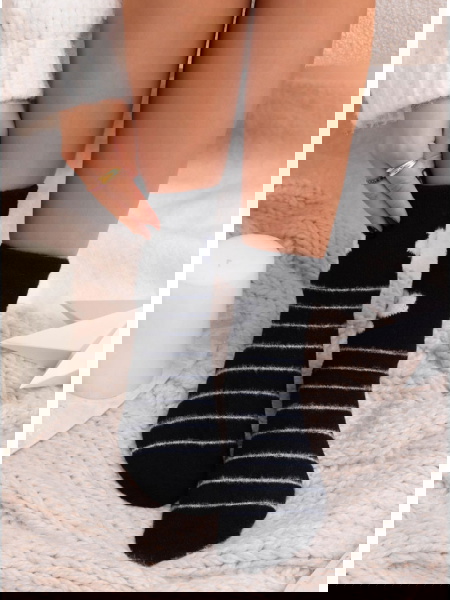 Skarpetki z ozdobnym wzorem...