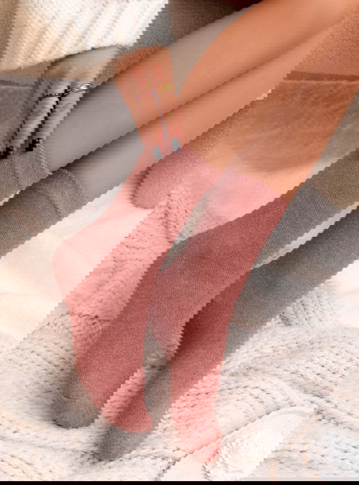 Skarpetki damskie Nailynn - brudny róż