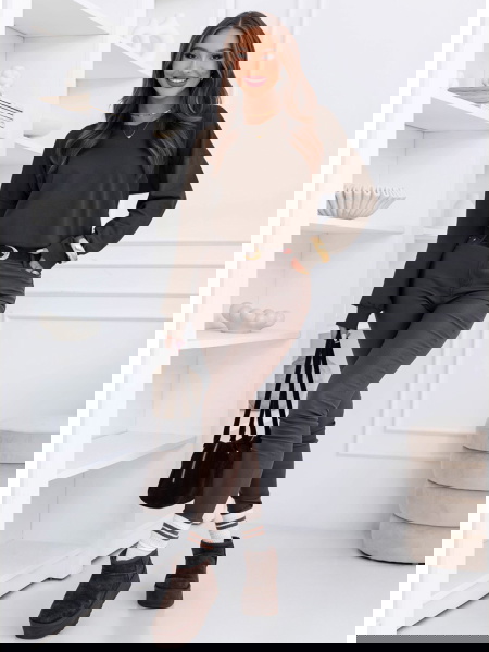 Czekoladowa bluza oversize... 2