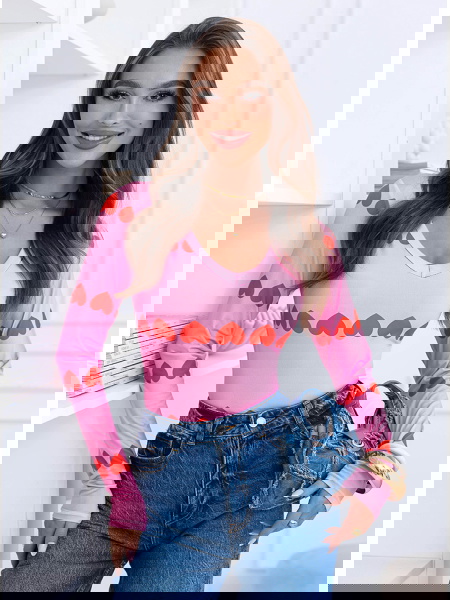 Bluzka w serduszka i... 2