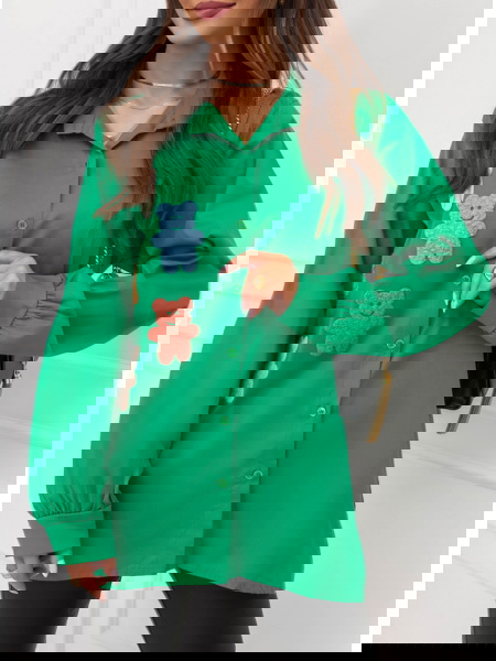 Koszula oversize zapinana... 2