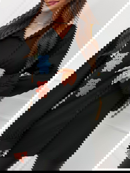 Czarna koszula oversize... 2