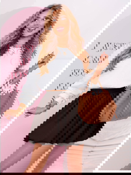 Czekoladowa spódniczka mini...