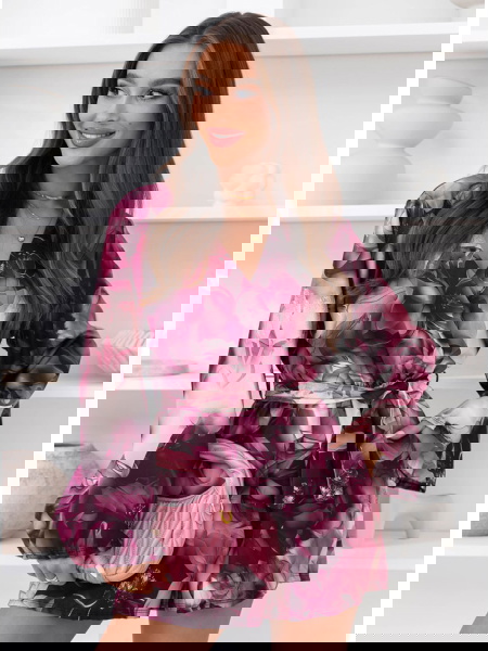 Wzorzysty kombinezon...