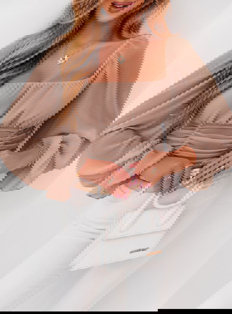 Szyfonowa bluzka typu hiszpanka...