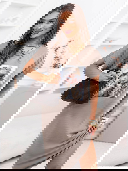 Sukienka z ozdobnym...