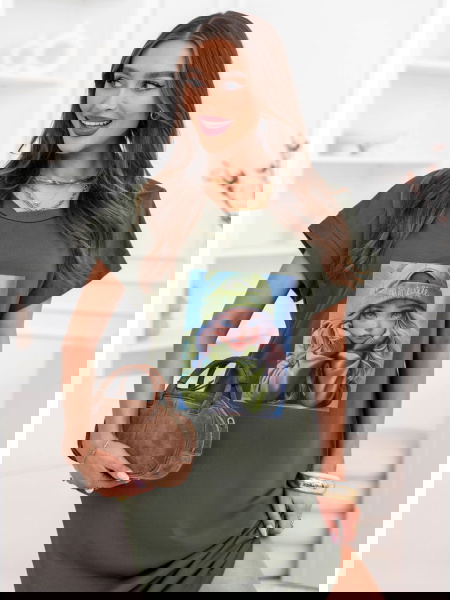 Sukienka z ozdobnym...