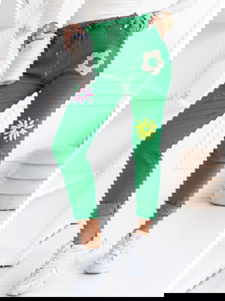 Zielone spodnie z ozdobnymi... 2