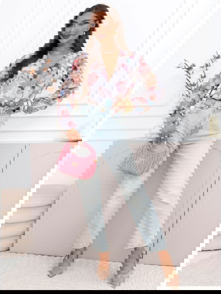 Szare body w kwiaty z... 2