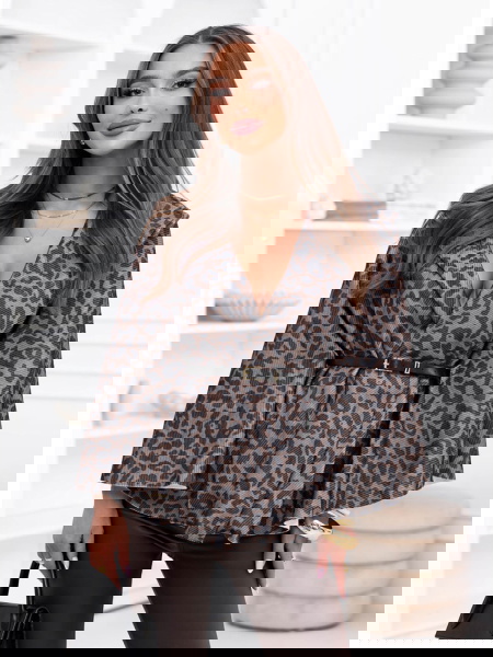 Kardigan z paskiem Saleema...