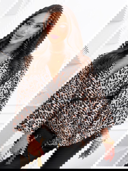 Kardigan z paskiem Saleema...