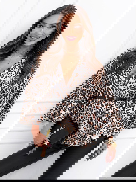 Kardigan z paskiem Saleema... 2