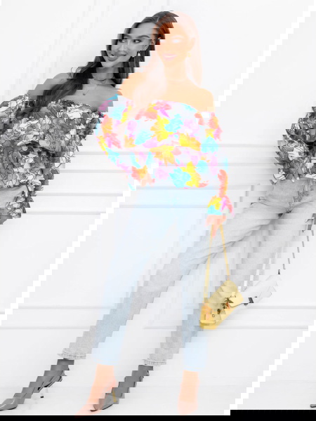 Wzorzysta bluzka typu... 2