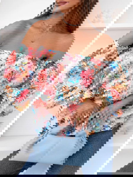 Wzorzysta bluzka typu... 2