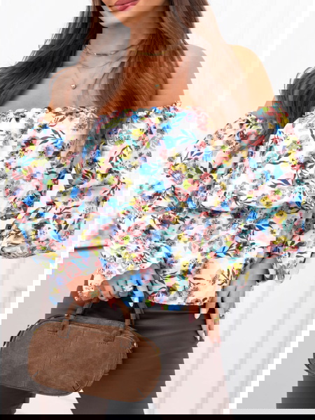 Wzorzysta bluzka typu... 2