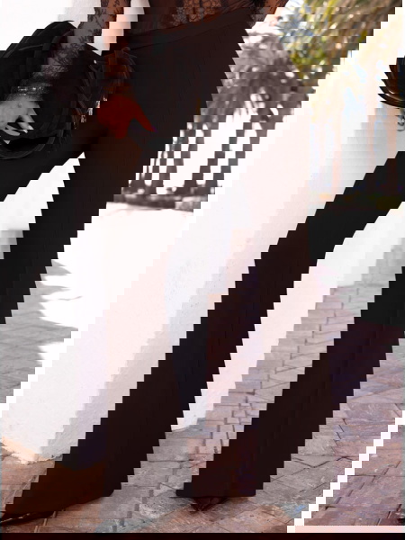 Czekoladowe spodnie z... 2