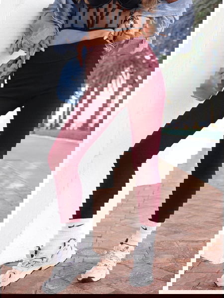 Bordowe prążkowane... 2