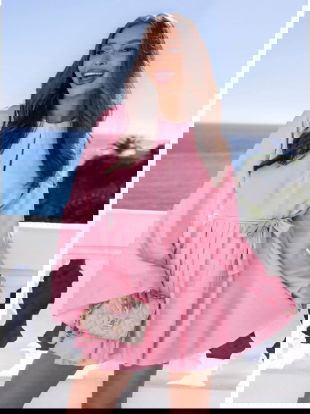 Pudrowy kombinezon jak...