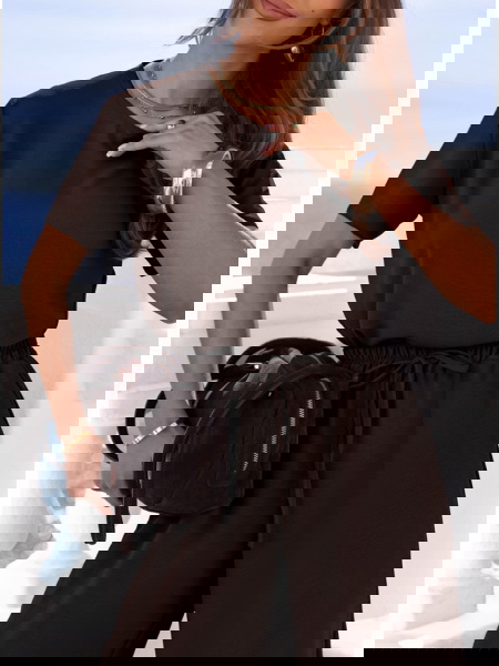 Czekoladowy komplet bluzka... 2