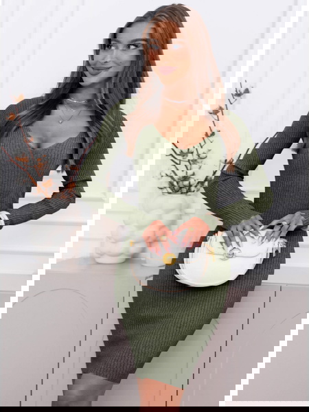 Prążkowana sukienka Lozzia...