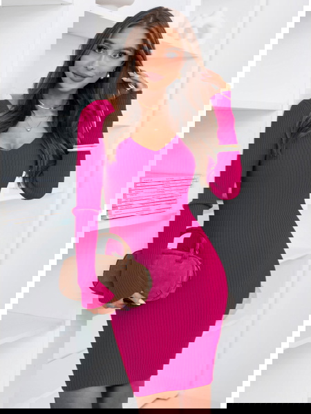 Prążkowana sukienka Lozzia...