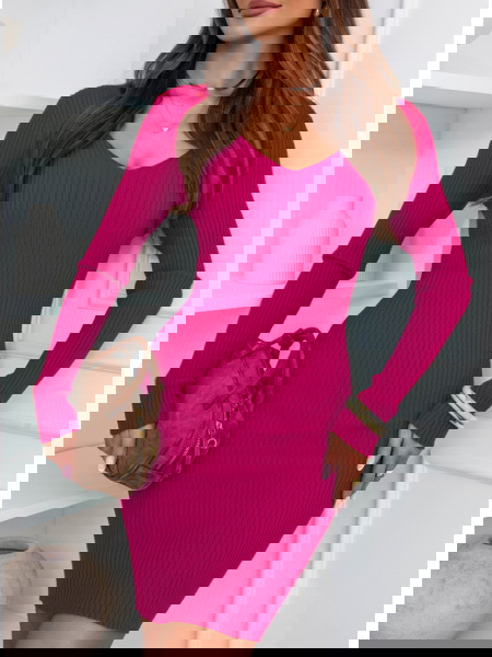 Prążkowana sukienka Lozzia... 2