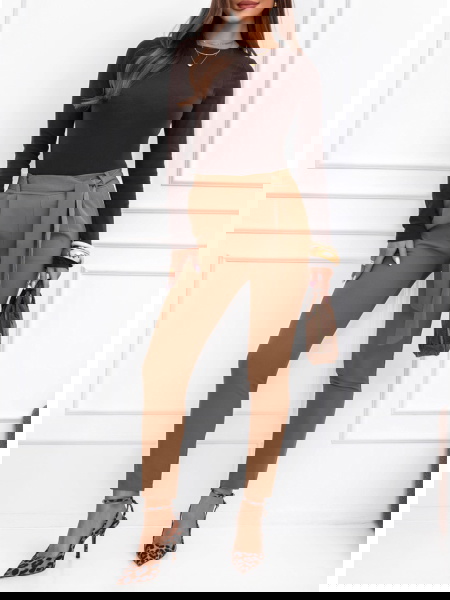 Spodnie z paskiem Amparol -...