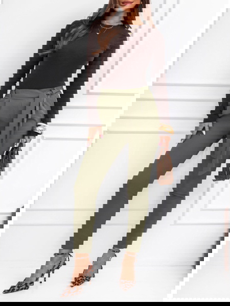 Spodnie z paskiem Amparol -... 2