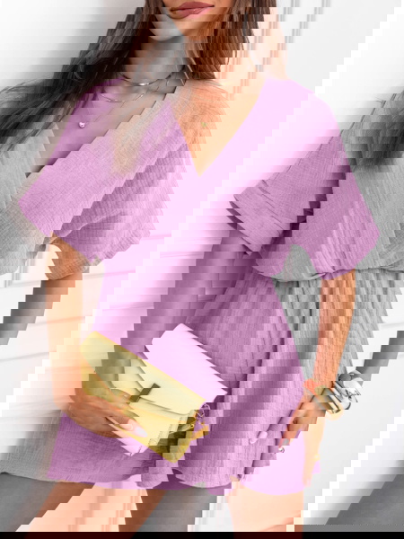 Liliowy muślinowy... 2