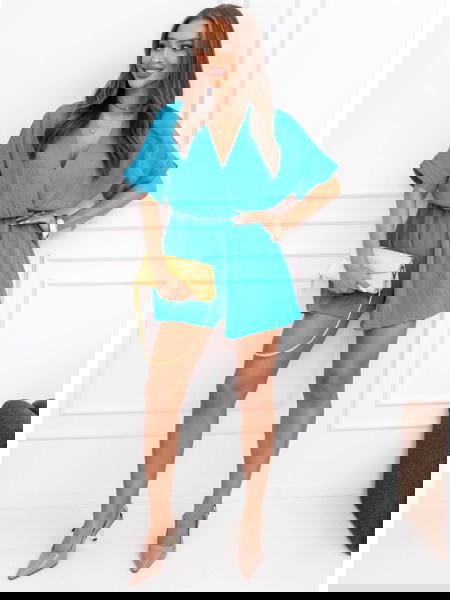 Niebieski muślinowy...