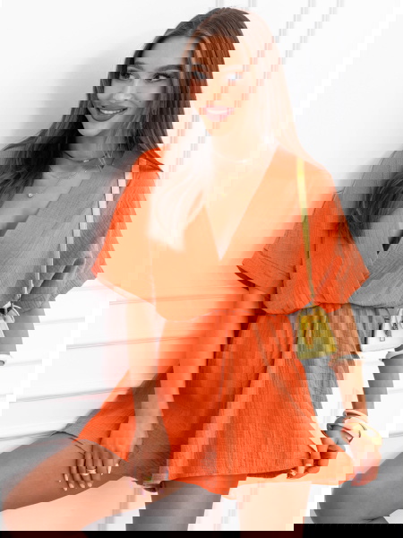 Pomarańczowy muślinowy...