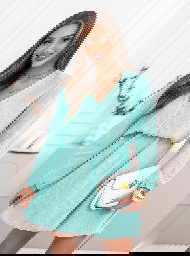 Miętowa muślinowa rozkloszowana...