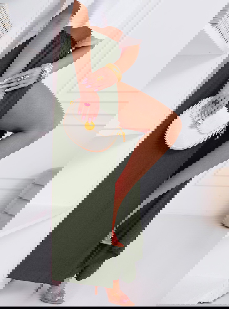 Spodnie z rozcięciami Laurasia - khaki